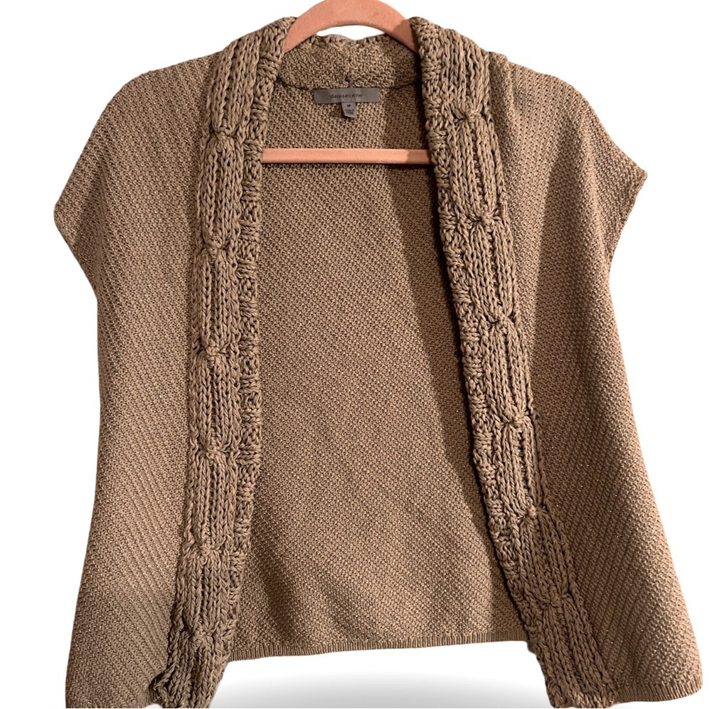 Classiques Entier Medium Cropped Open Sweater Cardigan Cotton